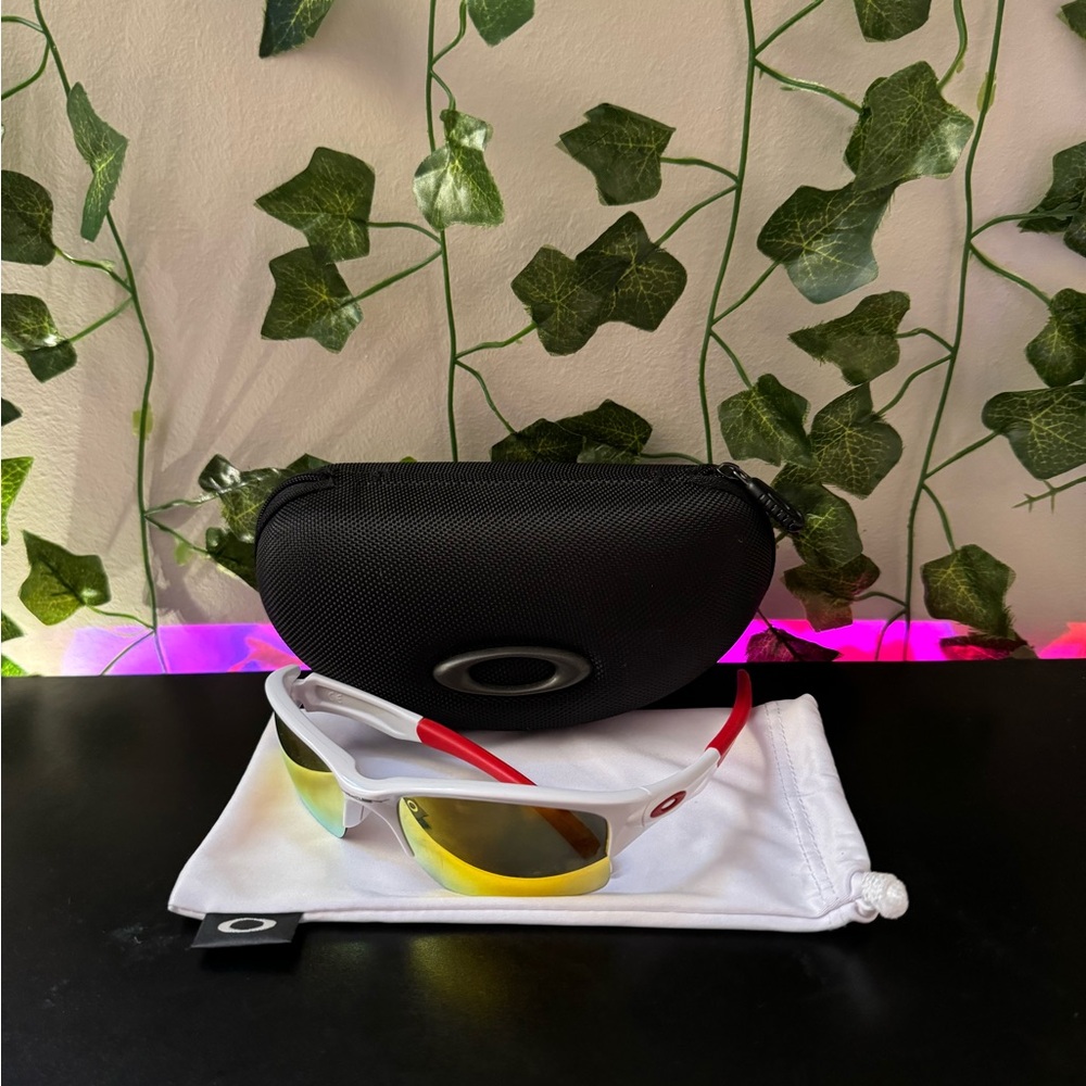 Oakley Sunglasses with Red and Yellow Accents